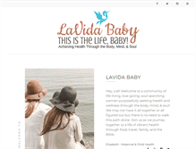 Tablet Screenshot of lavidababy.com